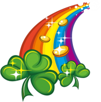 a st. patrick's day rainbow